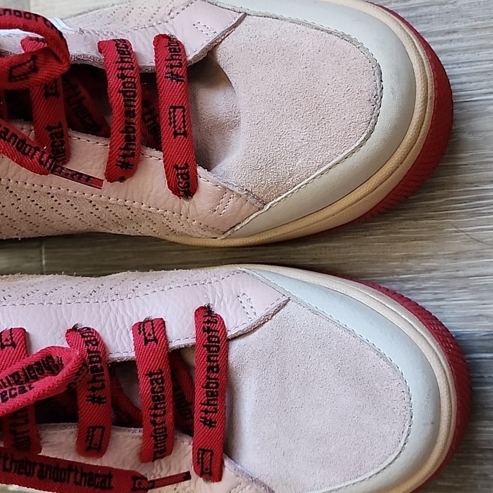 Red and Pink High-Top Sneakers - Picture 13 of 16